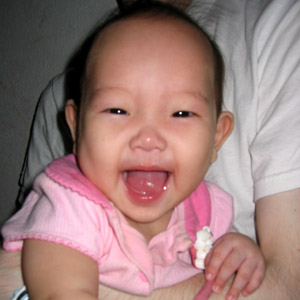 Happy baby
